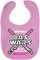 ShirtStreet Geschenk zur Geburt Baby Lätzchen Baumwolle Baby Bib Mädchen - Das Wars jetzt hab ich die Macht, Größe: onesize,Bubble Gum Pink