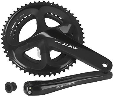SHIMANO Unisex – Erwachsene Tretlager-2092852240 Tretlager, Schwarz, 172,5 mm