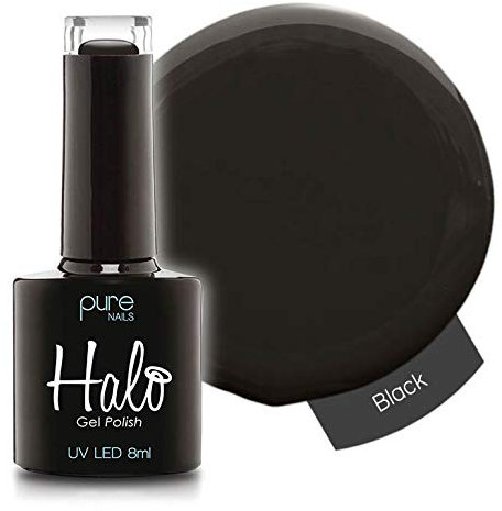 Halo Gel Polish *Full Range 8ml* **CHOOSE YOUR COLOUR(S)** (Black N2803)