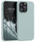 kwmobile Handyhülle für iPhone 13 Pro Hülle, für iPhone 13 Pro Case - Hülle Silikon - kabelloses Laden - Cool Mint