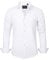 J.VER Men's White Formal Dress Shirt Long Sleeve Regular Fit Solid Business Casual Shirt Button Down Wedding Work Stretch Non Iron 5XL