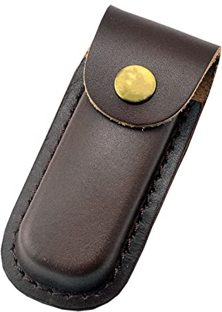 Multitool Sheath, Leather Knife Sheath for Multitools, Pocket Knife Holder Belt Loop Case, Knife Pouch Belt Sheath, Knife Holster for Carrying Folding Knife, Swiss Army Knife, Small Knife