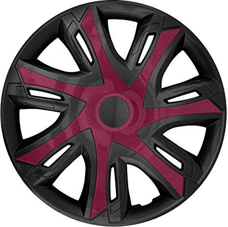 Radzierblende N-Power weinrot/schwarz 15 Zoll 4er Set