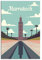 Marrakesch Marokko Skyline Vintage Reise Poster Leinwand Wand Home Room Decor Kunst Poster Malerei Bild Druck Geschenk Poster