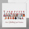Lustige Gitarren-Weihnachtskarte.