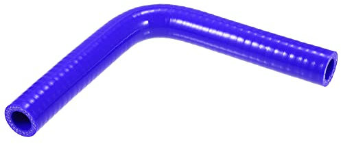 A ABSOPRO Universel 16mm 0.63 ID 90 Degré Voiture Coupleur Silicone Tuyau Bleu