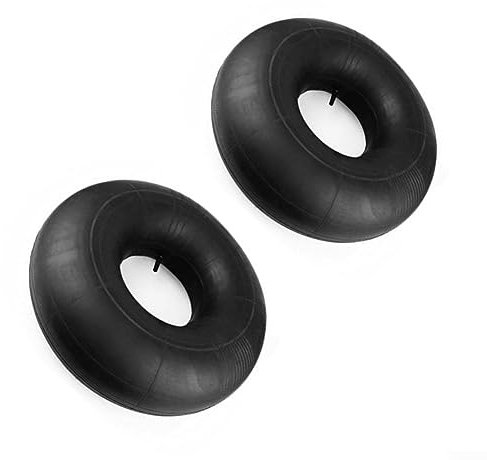 pour Lot de 2 chambres à air 15 x 6,00-6 NHS TR13 Valve pour tondeuse à gazon, tracteur, chariot de pour golf, pneu de tondeuse de jardin, matériau , résistance à l'usure, longue durée de vie