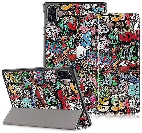 DINGGUAGUA Custodia per HONOR Pad X9 Tablet 11,5 Pollici,Cover con Funzione Supporto,Graffiti
