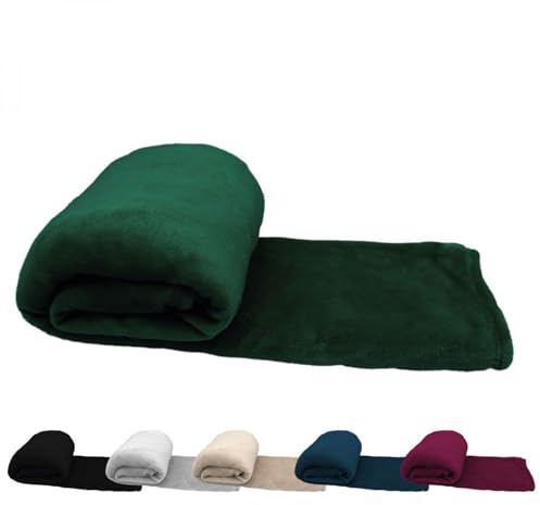 Vivezen - Decke, Kuschelplaid, Sofaüberwurf aus ultraweichem Flanell - 150 x 200 cm oder 220 x 240 cm