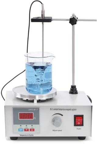 Laboratory Plaque chauffante magnétique 85-2 - 220 V 2000 ml - Hauteur réglable - Mélange, mélange et chauffage - Prise européenne