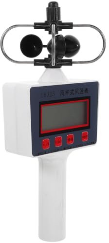 SOLUSTRE Handheld Anemometer Mit Lcd-display Präzise Luftstrommessung Für Outdoor-aktivitäten Und Tragbar Und Leicht Für Geographie Landwirtschaft Und Forstwirtschaft