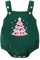 Weihnachten Strampler ärmellos Stickerei Baum Bodysuit Overalls für Mädchen Jungen 0-12M Strampler Mode für alle Jahreszeiten Bequem Trendige