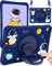 Custodia per iPad 11a (A16)/10a generazione Ragazzi Carino Astronauta Cover Cool con Manico Rotante Stand + Cinturino Morbido Silicone Funda per Apple 10/11 Gen Custodie 10.9 pollici (per iPad Air 4th