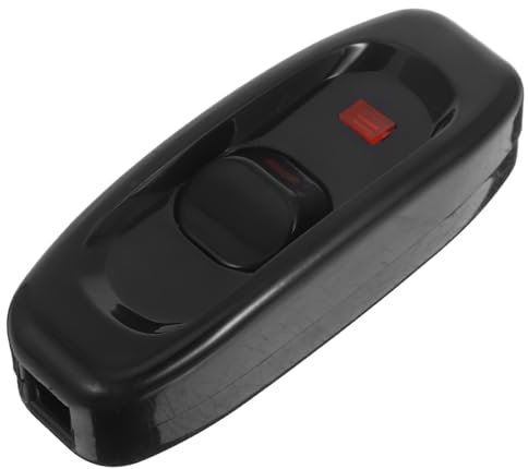 KONTONTY Lampen-schalter Mit Kontrollleuchte 10-a-inline-schalter Für Tischlampen Und Led-beleuchtung Einfache Stromkreisschutz-bedienung