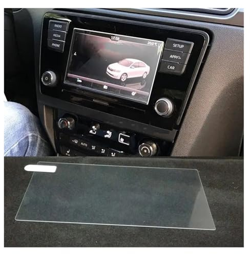 Kdbcet GPS Displayschutzfolie Für Skoda Für Rapid Swing 3 2018 6.5 Zoll Displayschutzfolie Aus Gehärtetem Glas Auto-Infotainment-Navigationsanzeige Auto-Schutzaufkleber
