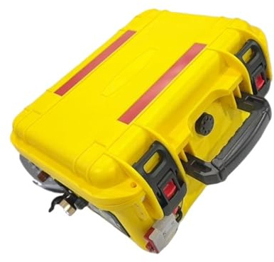 Batterie Au Lithium LiFePo4 Étanche 12V Avec Capacité BMS 60AH-200AH For Alimentation Électrique De Véhicule De Bateau De Pêche + 10A(12v 80Ah-bluetooth)