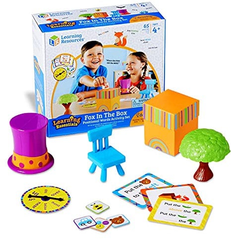 Learning Resources Fox in The Box Spielset mit Positionswörtern
