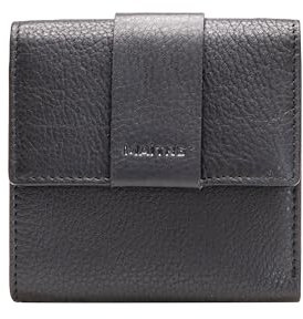 Maitre - Leder Geldbörse mit RFID Schutz, Münzfach & Scheinfach für Damen - Portemonnaie mit Kreditkartenfächern, Schwarz
