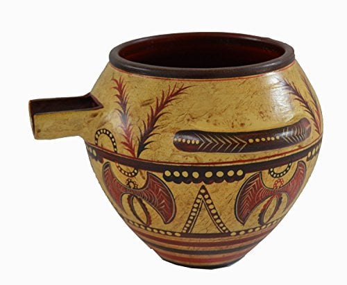Estia Creations Minoan Pottery Amphore Vase – Labrys Doppelaxt Design – antikes Kreta Griechenland