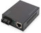 DIGITUS Medienkonverter - MM - Gbit Ethernet - RJ45 / SC - 850nm Wellenlänge - Bis 0.5km - Mit PoE-Injektor - Schwarz, Multimode