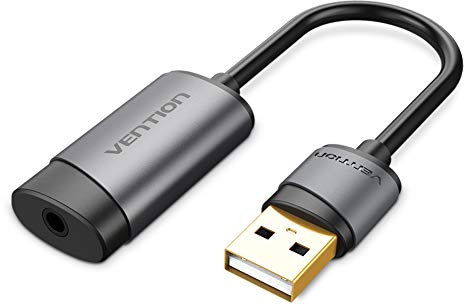 VENTION 3.5mm External USB Sound Card usb adapter usb audio Adapter card With Mic USB To Jack 3.5 Converter For PS4 Laptop Computer Headphone Sound Card