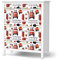 creatisto Wandtattoo Möbel für Kinder - passend für IKEA Hemnes Kommode 6 Schubladen I Tolle Möbeldeko für Kinderzimmer Deko I Design: Firefighter