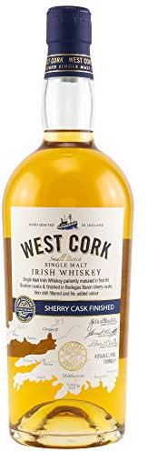 West Cork Single Malt Irish Whiskey SHERRY CASK FINISHED 43% Vol. 0,7l in Giftbox