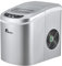 Juskys Eiswürfelmaschine IcyCube - 12 kg / 24 Std. — Eiswürfel in 7-13 min - Eiswürfelbereiter 100 Watt Icemaker klein 2,4 L Wassertank - Silber