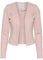 ICHI IHKATE SHORT BL Damen Blazer Kurzblazer Jacke Kurzblazer mit Stretch, Größe:L, Farbe:Rose Smoke Melange (1415061)