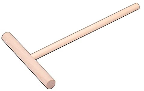 2x HOFMEISTER® Teig-Verteiler für Crepes & Pfannkuchen, 20 cm, verteilt den Teig hauchdünn & gleichmäßig, kein Kratzer oder Plastik auf der Heizplatte, hitzebeständig, Buchen-Holz