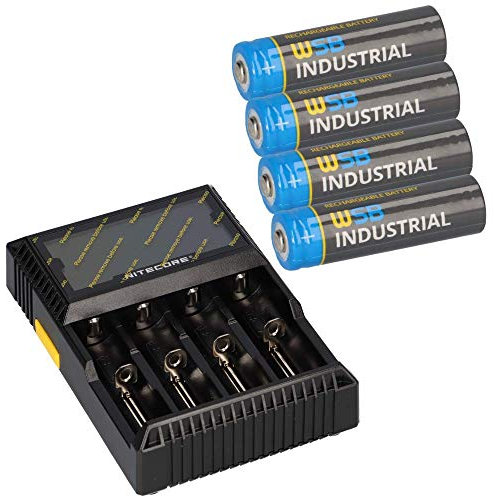 4X SOLAR Mignon AA Akkus wiederaufladbare Batterien 3,2V 1,92Wh LiFePo4 Hochleistungs- Akku Batterie speziell für Solarlampen Solar Lichterkette Solarleuchte Leuchte + D2 Ladegerät