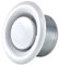 Steinberg14 80mm Valvola a Disco Regolata - Diffusore Rotondo da Soffitto - Griglia di Ventilazione in Metallo
