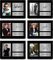 HWC Trading James Bond Geschenkkollektion, gedrucktes Autogrammbild für Fans von Connery, Lazenby, Moore, Dalton, Brosnan und Craig, gedrucktes Autogrammbild für Film-Fans, 6 Stück