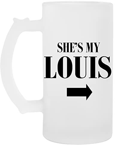 Shes My Louis Glas Bier Becher Tasse Glass Beer Mug Cup
