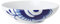 Royal Copenhagen Blue Fluted Mega Schüssel in der Farbe Blau, Größe: 90 ml, 1062490