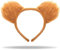 Hatstar Teddy Bär Ohren Haarreif | Braun Bären Stirnband Haarband | Haarschmuck für Damen, Herren & Kinder | Accessoire für Karneval & Fasching Kostüm