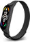 PaceBid Armband Kompatibel mit Xiaomi Mi Band 7, Metall Gewebte Edelstahl Magnetisch Ersatzband Armband, Klassisches Verstellbarer Uhrenarmband für Xiaomi Mi Band 7 (Schwarz)