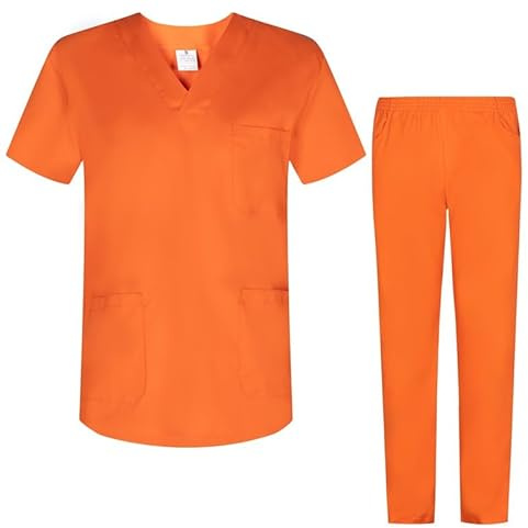 Misemiya - Ensemble Uniformes Unisexe Blouse - Uniforme Médical avec Haut et Pantalon - 817-8312