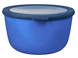 Mepal - Bol Multifonction Cirqula Rond - Boîte Conservation Alimentaire avec Couvercle - Convient comme Boîte de Hermétique pour le Réfrigérateur, Micro-ondes & Congélateur - 2000 ml - Vivid blue