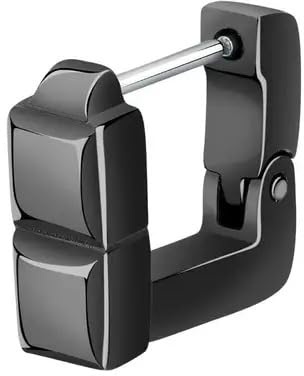 MORELLATO Motown Herrenohrringe aus Edelstahl, schwarz ip - SALS80