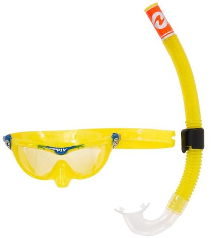 AQUALUNG Combo Mix, Tauchmaske + Schnorchel für Tauchen, Wassersport und Schnorcheln für Kinder ab 4 Jahren mit UV-Schutz