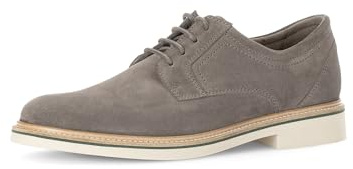 Pius Gabor Herren Sneaker,Schnürschuhe,recyceltes Futter,zertifiziertes Leder,Wechselfußbett,Strassenschuhe,Schnuerung,Wolf,44 EU / 9.5 UK
