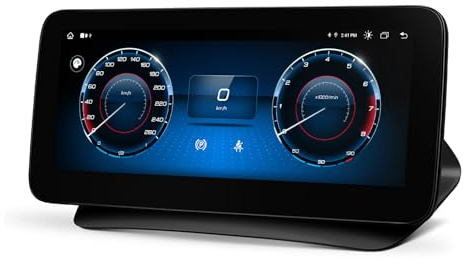 XTRONS 10,25'' Android 14 Autoradio Octa Core 8GB 128GB Integriertes 4G LTE Car Play Android Auto DSP WiFi Bluetooth GPS optional DAB OBD2 DVR für Mercedes Benz E-Klasse W207 A207 NTG 4.0 Linkslenker
