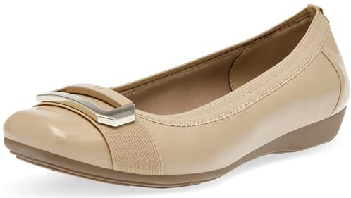 Anne Klein Damen Uplift Ballerinas, Hautfarben, 41 EU