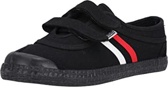 Kawasaki Retro Shoe W/Velcro, Scarpe da Ginnastica Unisex-Adulto, 1001s Black Solid, 40 EU