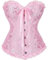 Huoghebg Corsetto da Donna Offerta Lampo Corsetto Donna Vintage Elegante Leggera Tinta Unita Corsetto Stringivita per Matrimoni Corsetti Donna a Cuore Crop Top per Carnevale Festa da Ballo Cosplay