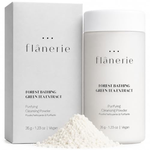 Purifying Face Wash Powder for Women – Gentle Exfoliating Face Cleanser | Powder-to-foam facewash with green tea & kaolin. Gentle daily exfoliator for dry, sensitive skin. Made in Italy.