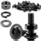 20 Stück Schrauben M5x20 Linsenkopfschrauben M5 Schrauben Schwarz Schrauben mit Muttern Flachkopfschrauben M5 Edelstahl A2 V2A Edelstahlschrauben Innensechskant Muttern Unterlegscheiben Sortiment Kit
