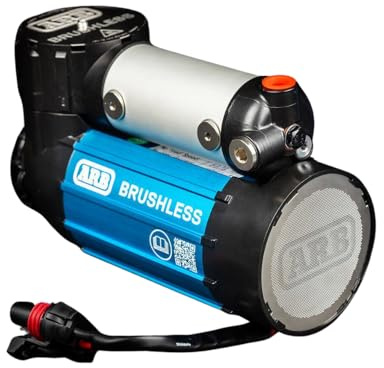ARB Compresor de Aire sin escobillas CKBLA12 de 12 V con Motor a Bordo Premium con Salida de 1.5X. Ideal para un Tiempo de inflado de neumáticos más rápido y Aventuras Todoterreno 4x4 - Lanzamiento