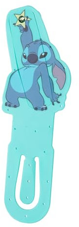 Paladone Disney Stitch LED-Leselicht und Lesezeichen zum Anklipsen, offiziell lizenziertes Lilo & Stitch-Buchzubehör für Popkultur-Fans, Kinder, Teenager, Erwachsene, batteriebetriebene Minilampe